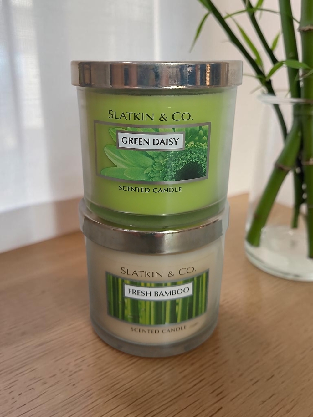 Slatkin & Co. Green Daisy Scented Candle - Green